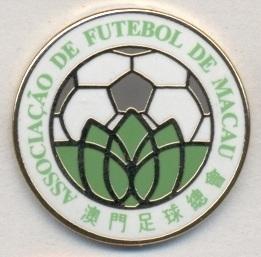 Макао,федерація футболу,№2 ЕМАЛЬ/Macau football association federation pin badge