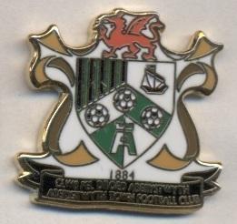 футбол.клуб Аберіствіт (Уельс)1 ЕМАЛЬ /Aberystwyth Town,Wales football pin badge