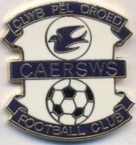 футбольний клуб Кайрсус (Уельс)2 ЕМАЛЬ / CPD Caersws FC,Wales football pin badge