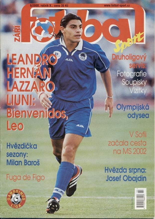 Чехія, Футбол, Чемпіонат 2000-01, 2(два) спецвидання / Fotbal Czech league guide 1