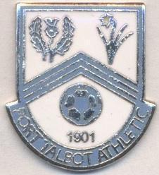 футбол.клуб Порт-Толбот (Уельс)1 ЕМАЛЬ /Port Talbot AFC,Wales football pin badge