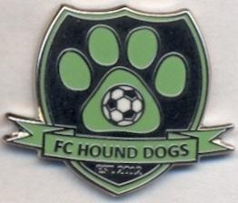 футбол.клуб Хаунд Догс (Гібралтар) ЕМАЛЬ/Hound Dogs,Gibraltar football pin badge