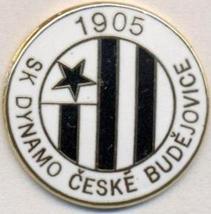 футбол.клуб Динамо Ч-Б.(Чехія)1 ЕМАЛЬ/Dynamo Ceske Budejovice,Czech football pin