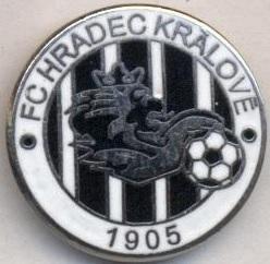 футбол.клуб Градєц-Кралове (Чехія)4 ЕМАЛЬ/FC Hradec Kralove,Czech football badge