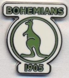 футбол.клуб Богеміанс (Чехія)4 ЕМАЛЬ/FC Bohemians Praha,Czech football pin badge