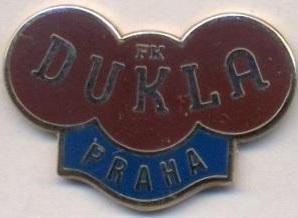 футбол.клуб Дукла Прага (Чехія)2 ЕМАЛЬ / FC Dukla Praha,Czech football pin badge