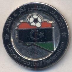 Лівія, федерація футболу, №1, ЕМАЛЬ / Libya football federation enamel pin badge