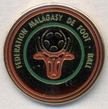 Мадагаскар, федерація футболу,№2 ЕМАЛЬ /Madagascar football federation pin badge