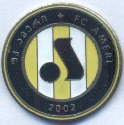 футбол.клуб Амері Тбілісі (Грузія) важмет / Ameri Tbilisi, Georgia football pin