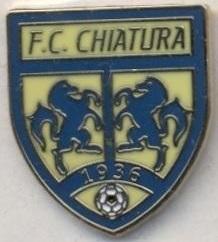 футбольний клуб Чіатура (Грузія)1 ЕМАЛЬ / FC Chiatura,Georgia football pin badge