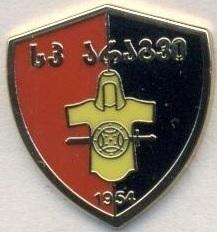 футбол.клуб Арагві Душеті (Грузія) ЕМАЛЬ / FC Aragvi, Georgia football pin badge