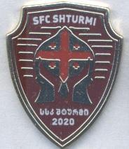 футбол.клуб Штурмі (Грузія) ЕМАЛЬ /Shturmi Sartichala,Georgia football pin badge