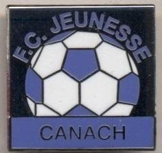 футбол.клуб Женесс Канах (Люксемб.1 ЕМАЛЬ/Jeun.Canach,Luxembourg football badge