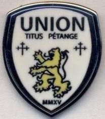 футбол.клуб ЮТ Петанж (Люксемб.ЕМАЛЬ/Union Titus Petange,Luxembourg football pin