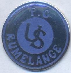 футбол.клуб Рюмеланж (Люксемб.1 ЕМАЛЬ/US Rumelange,Luxembourg football pin badge