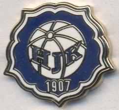 футбол.клуб ХІК Хельсінкі (Фінляндія) ЕМАЛЬ / HJK Helsinki, Finland football pin