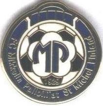 футбол.клуб МП Міккелі (Фінляндія)1 ЕМАЛЬ /MP Mikkeli,Finland football pin badge