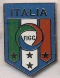 Італія, федерація футболу,№8, ЕМАЛЬ / Italy calcio football federation pin badge