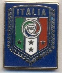 Італія, федерація футболу,№9, ЕМАЛЬ / Italy calcio football federation pin badge