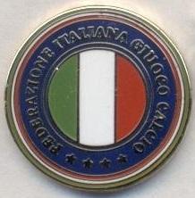 Італія, федерація футболу,№11 ЕМАЛЬ / Italy calcio football federation pin badge