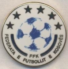 Косово, федерація футболу, №9 ЕМАЛЬ /Kosovo football federation enamel pin badge