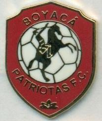 футбол.клуб Патріотас Бояка (Колумбія ЕМАЛЬ/Patriotas Boy.,Colombia football pin