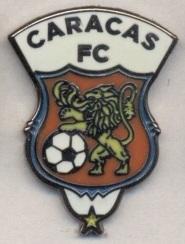 футбол.клуб Каракас ФК (Венесуела) ЕМАЛЬ/Caracas FC,Venezuela football pin badge