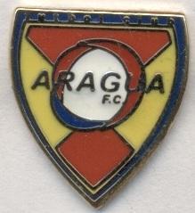 футбол.клуб Арагуа (Венесуела)2 ЕМАЛЬ / Aragua FC Maracay,Venezuela football pin