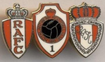 футбольний клуб Антверпен (Бельгія)4 ЕМАЛЬ /Royal Antwerp,Belgium football badge