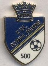 футбол.клуб Дьорне (Бельгія) ЕМАЛЬ/KVC Olympic Deurne,Belgium football pin badge