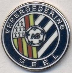 футбол.клуб Гел (Бельгія)3 ЕМАЛЬ / Verbroedering Geel,Belgium football pin badge