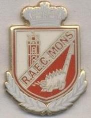 футбол.клуб Монс (Бельгія)2 ЕМАЛЬ / RAEC Mons, Belgium football enamel pin badge