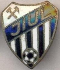 футбол.клуб Жиул Петр.(Румунія) ЕМАЛЬ вип*/Jiul Petrosani,Romania football badge