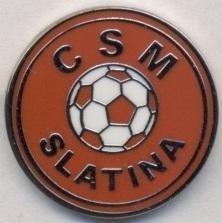 футбол.клуб Слатіна (Румунія ЕМАЛЬ/CSM Slatina,Romania football enamel pin badge