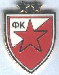 футбол.клуб Црвена Звезда (Сербія)5 ЕМАЛЬ /Red Star Belgrade,Serbia football pin