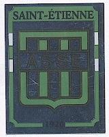 наклейка блискуча футбол Сент-Етьєнн (Франція /AS St.Etienne,France logo sticker