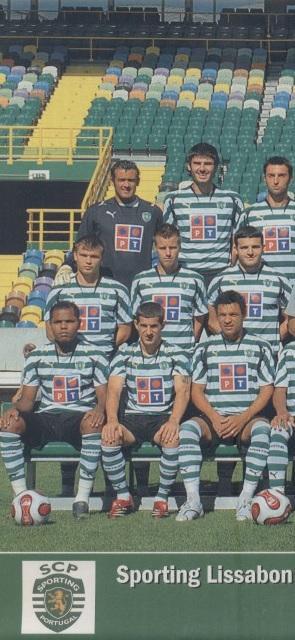 постер А4 футбол Спортінг (Португалія) 2007 /Sporting C.Portugal football poster