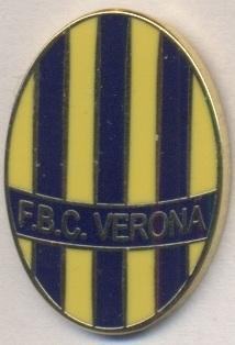 футбол.клуб Верона (Італія) ЕМАЛЬ / FBC Verona,Italy football replica1 pin badge