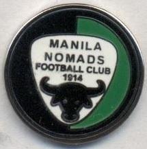 футбол.клуб Номадс (Філіппіни) ЕМАЛЬ / Manila Nomads FC,Philippines football pin