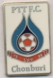 футбол.клуб Чонбурі (Таїланд) ЕМАЛЬ /Chonburi PTT FC,Thailand football pin badge