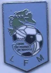 Майотта, федерація футболу (не-ФІФА1 ЕМАЛЬ/Mayotte football federation pin badge