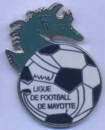 Майотта, федерація футболу (не-ФІФА2 ЕМАЛЬ/Mayotte football federation pin badge