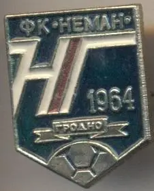 футбол.клуб Неман Гродно (Білорусь) алюміній/Neman Grodno,Belarus football badge