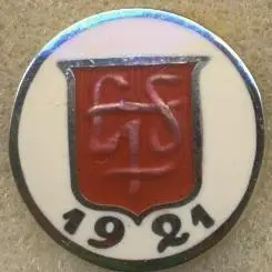 Латвія,'давня' федерація футболу ЕМАЛЬ /Latvia football federation replica badge