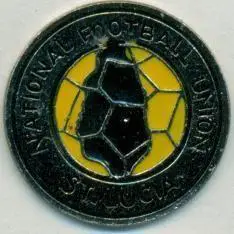 Сент-Люсія, федерація футболу,№1 важмет /St. Lucia football federation pin badge