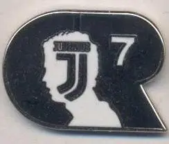 футбол.клуб Ювентус-Кріштіану офіц.ЕМАЛЬ/Juventus-Cristiano Ronaldo football pin