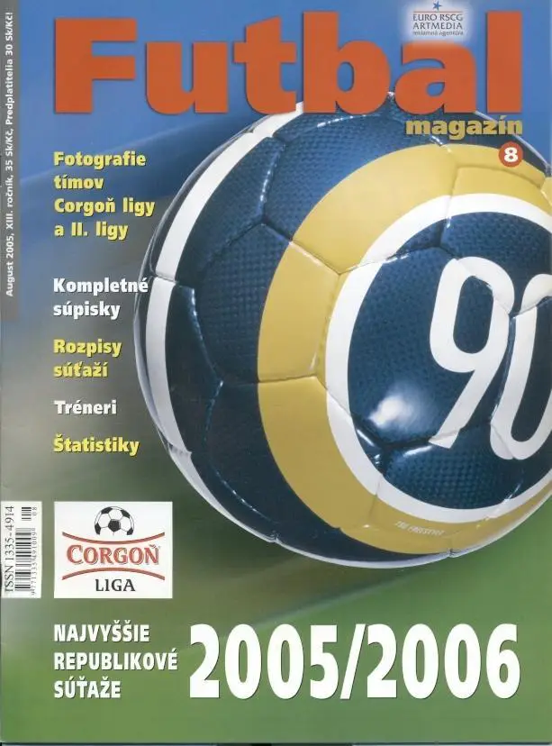 Словаччина, чемпіонат 2005-06 спецвидання Футбал /Slovakia football season guide