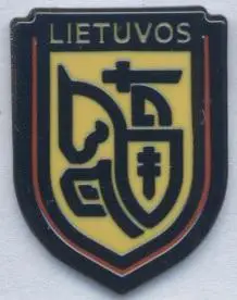 Литва, федерація футболу,№8 ЕМАЛЬ/Lithuania football federation enamel pin badge
