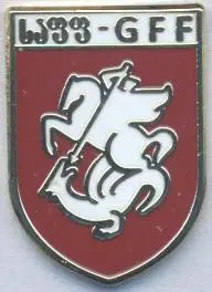 Грузія, федерація футболу,№6 ЕМАЛЬ /Georgia football federation enamel pin badge