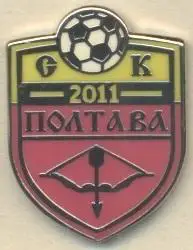 футбольний клуб СК Полтава (Україна) ЕМАЛЬ/SC Poltava,Ukraine football pin badge